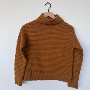 Madewell Mock Neck Sweater Golden Harvest Size XXS